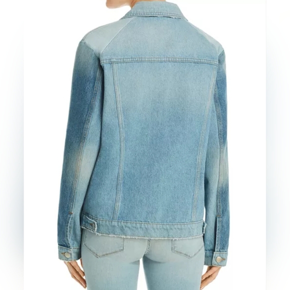 NWT FRAME Le Panel Oversized Denim Jacket Size small - Picture 2 of 16